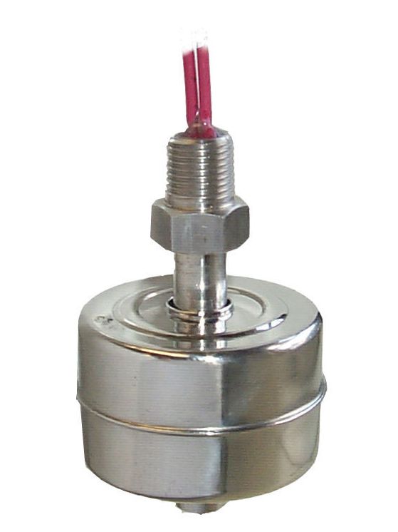 Stainless Steel Float Switch - LS-11-070 - 1/8" NPT, 1.5" Diameter Float